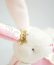 Doudou Plyšový  růžový králíček hrající melodii 14 cm