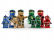 LEGO svítící klíčenka - Ninjago Legacy Zlatý Ninja