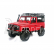 RC auto Land Rover Defender D90, červená