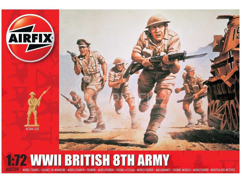 Airfix figurky - WWII britská 8. armáda (1:72)