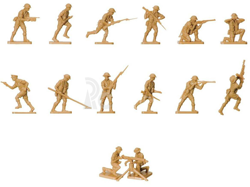 Airfix figurky - WWII britská 8. armáda (1:72)
