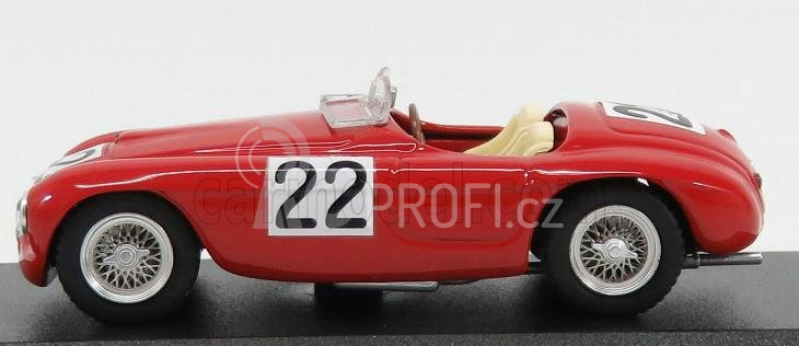 Art-model Ferrari 166mm 2.0l V12 Spider Team Peter Mitchell-thomson N 22 Winner 24h Le Mans 1949 L.chinetti - L.selsdson 1:43 Red