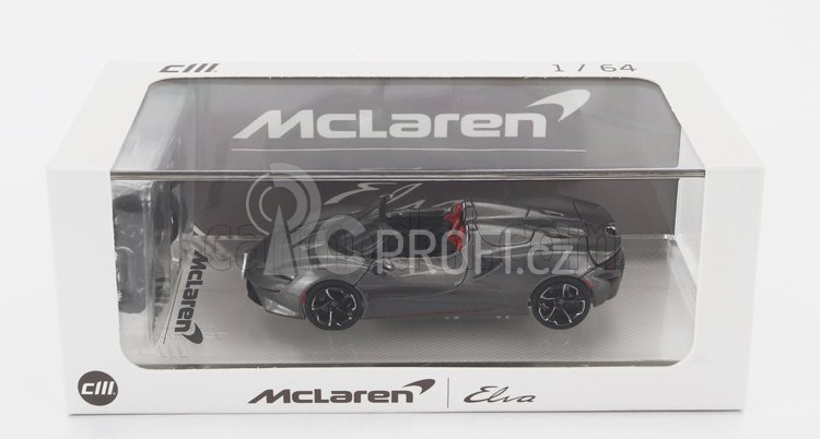Cm-models Mclaren Elva 2020 1:64 Grey Met
