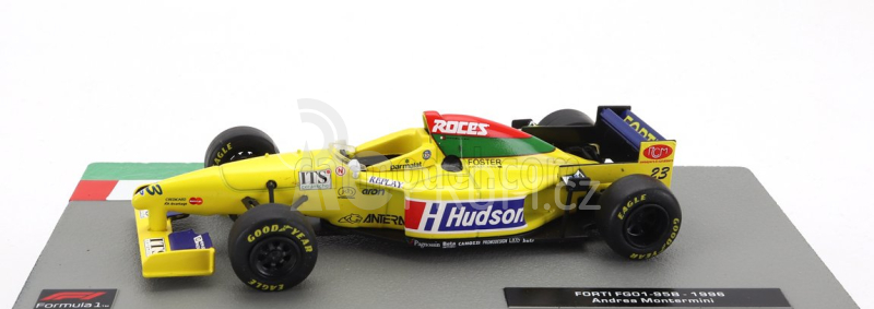 Edicola Forti F1  Fg01 95b N 23 Season 1996 Andrea Montermini 1:43 Žlutá