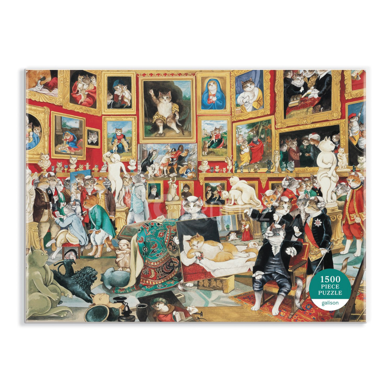 Galison Puzzle Tribuna Uffizi s kočkami 1500 dílků