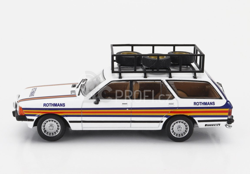 Ixo-models Ford england Granada Mkii Tourer Team Rothmans 1980 1:43, bílá