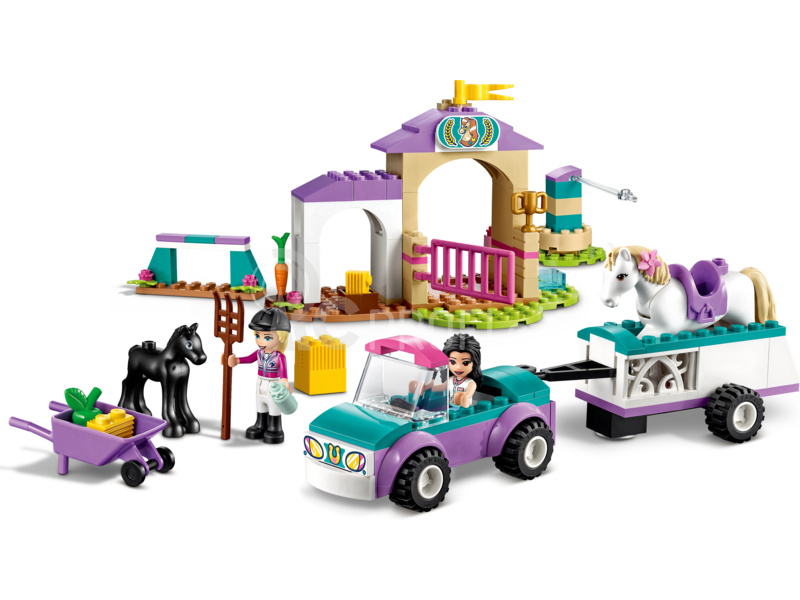 LEGO Friends - Auto s přívěsem a výcvik koníka