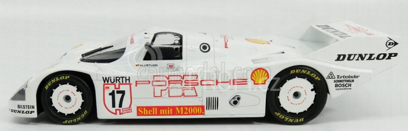 Norev Porsche 962c Dunlop N 17 Supercup 1987 H.j.stuck 1:18 Bílá