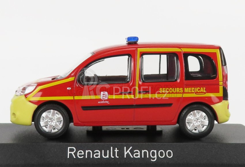 Norev Renault Kangoo Secours Sante Pompiers 2013 1:43 Červená Žlutá