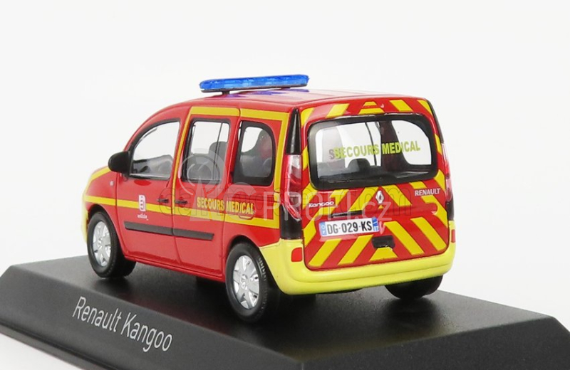 Norev Renault Kangoo Secours Sante Pompiers 2013 1:43 Červená Žlutá