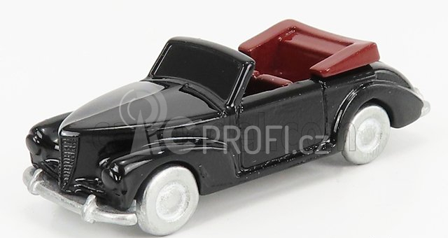 Officina-942 Fiat 1100b Cabriolet 1948 1:76 Black