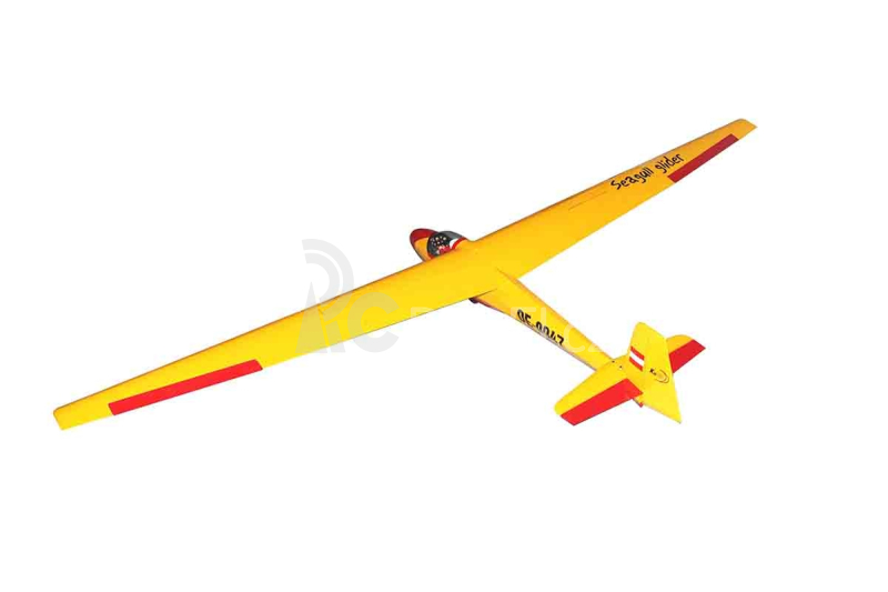 RC letadlo KA8B větroň 3m, žlutá