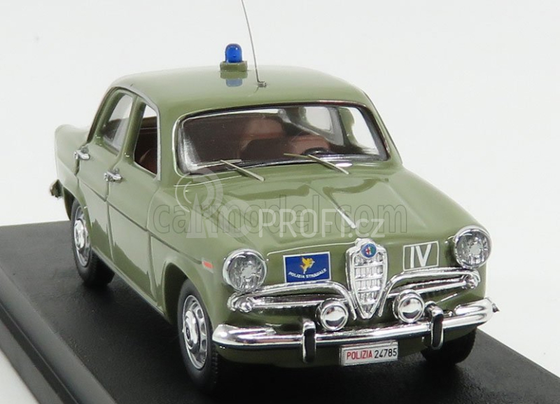 Rio-models Alfa romeo Giulietta Polizia Museo Di Roma 1961 1:43 Zelená