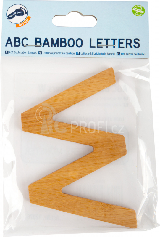 Small Foot Bambusové písmeno W