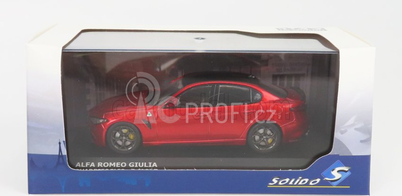 Solido Alfa romeo Giulia Quadrifoglio 2016 1:43 Red