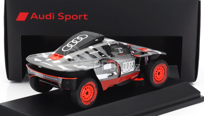 Spark-model Audi Q E-tron Rs E2 Team Audi Sport N 0 Presentation Rally Dakar 2022 1:43 Šedá Stříbrná Černá