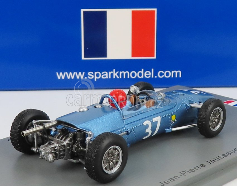 Spark-model Matra simca F3  Ms1 37 Monaco Gp 1965 J.p.jaussaud 1:43 Velmi Světle Modrá