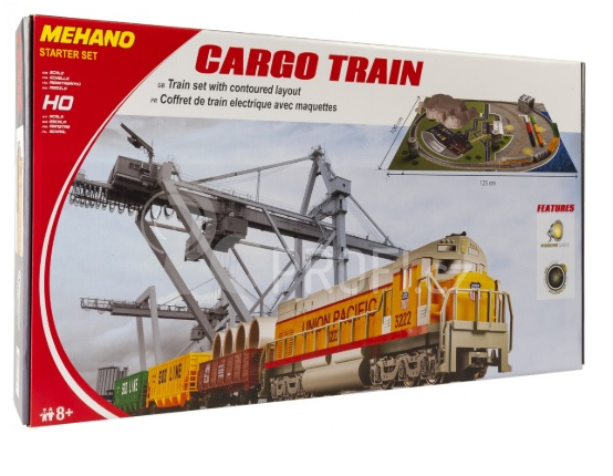 NA DÍLY - MEHANO Train set Cargo s maketou tratě