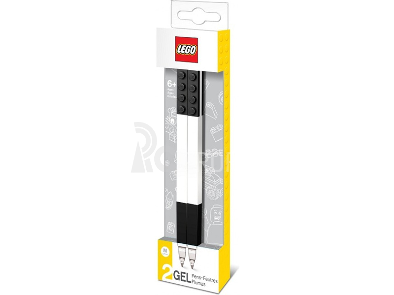 LEGO gelové pero černé 2ks