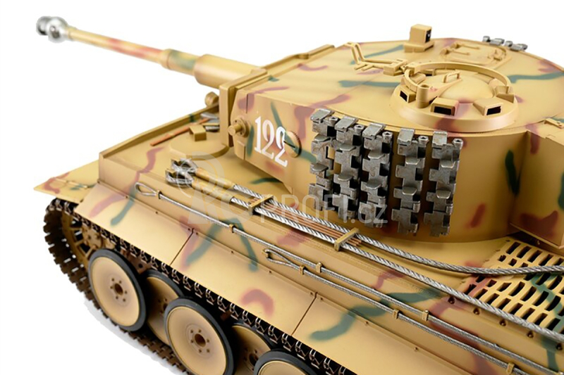 RC tank 1/16 Tiger I IR, letní kamufláž