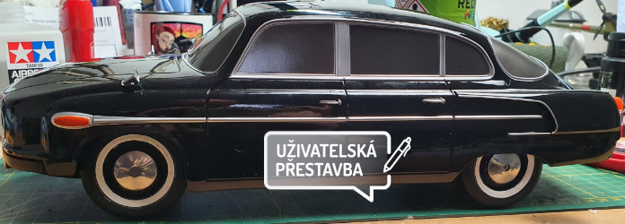 Uživatelská přestavba RC auta Tatra 603
