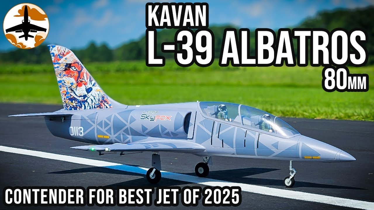 RC letadlo KAVAN L-39 Skyfox 1088mm, šedá