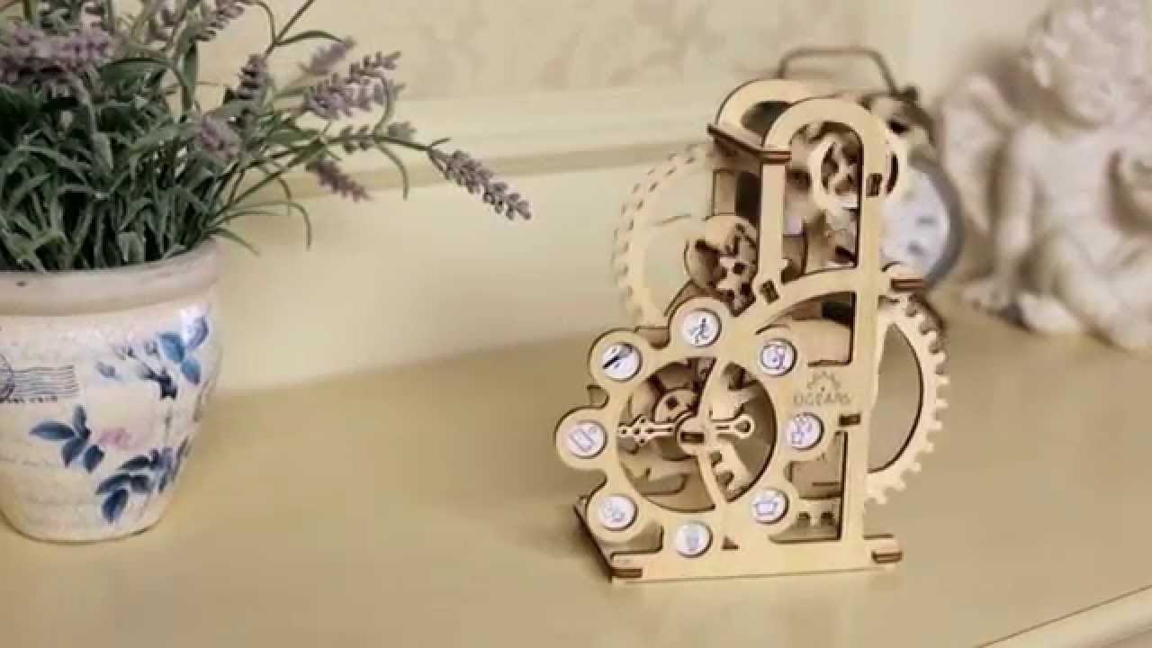 Ugears 3D dřevěné mechanické puzzle Dynamometr