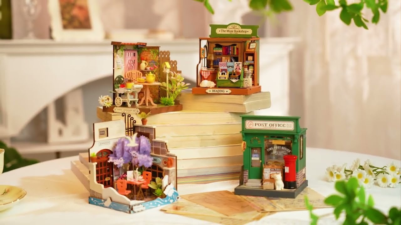 RoboTime Miniatura domečku Zahradní čajový koutek