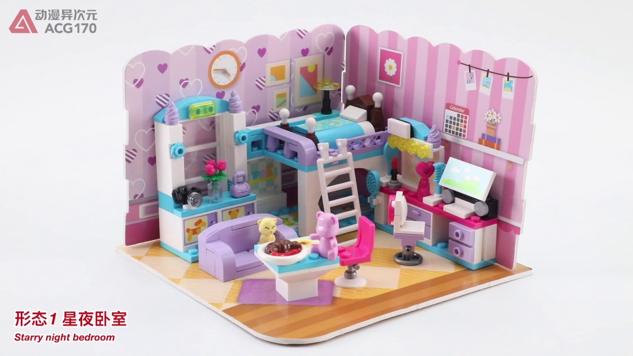 Qman Neomezené nápady 4801 Dívčí pokoj 3v1