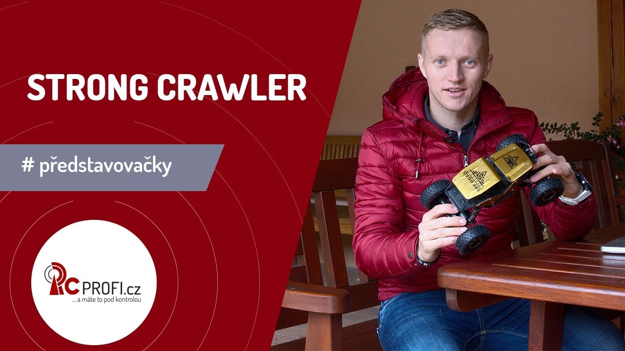 RC auto Strong Crawler, černá