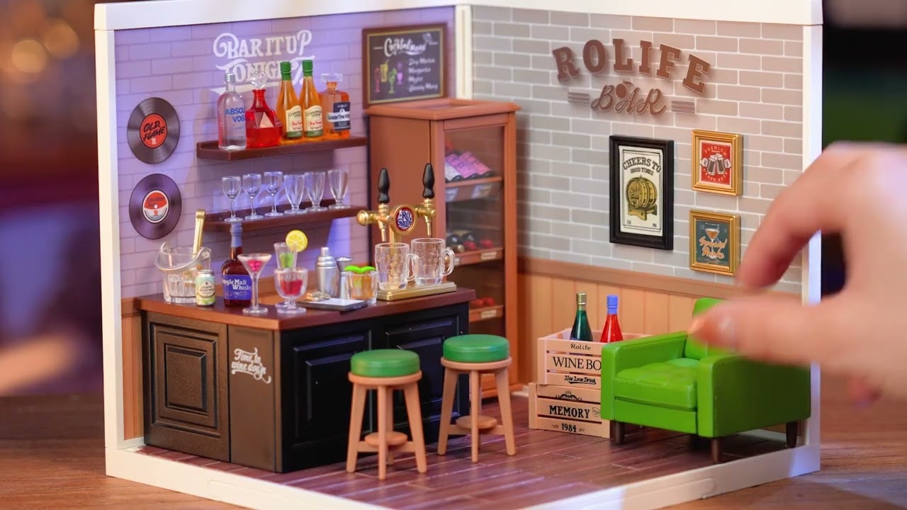 RoboTime Miniatura domečku Hospůdka Cheers