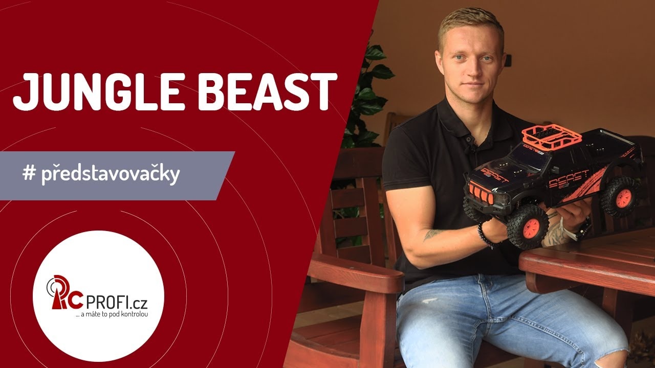 RC auto Crawler 4x4 ORANGE  BEAST 1/10