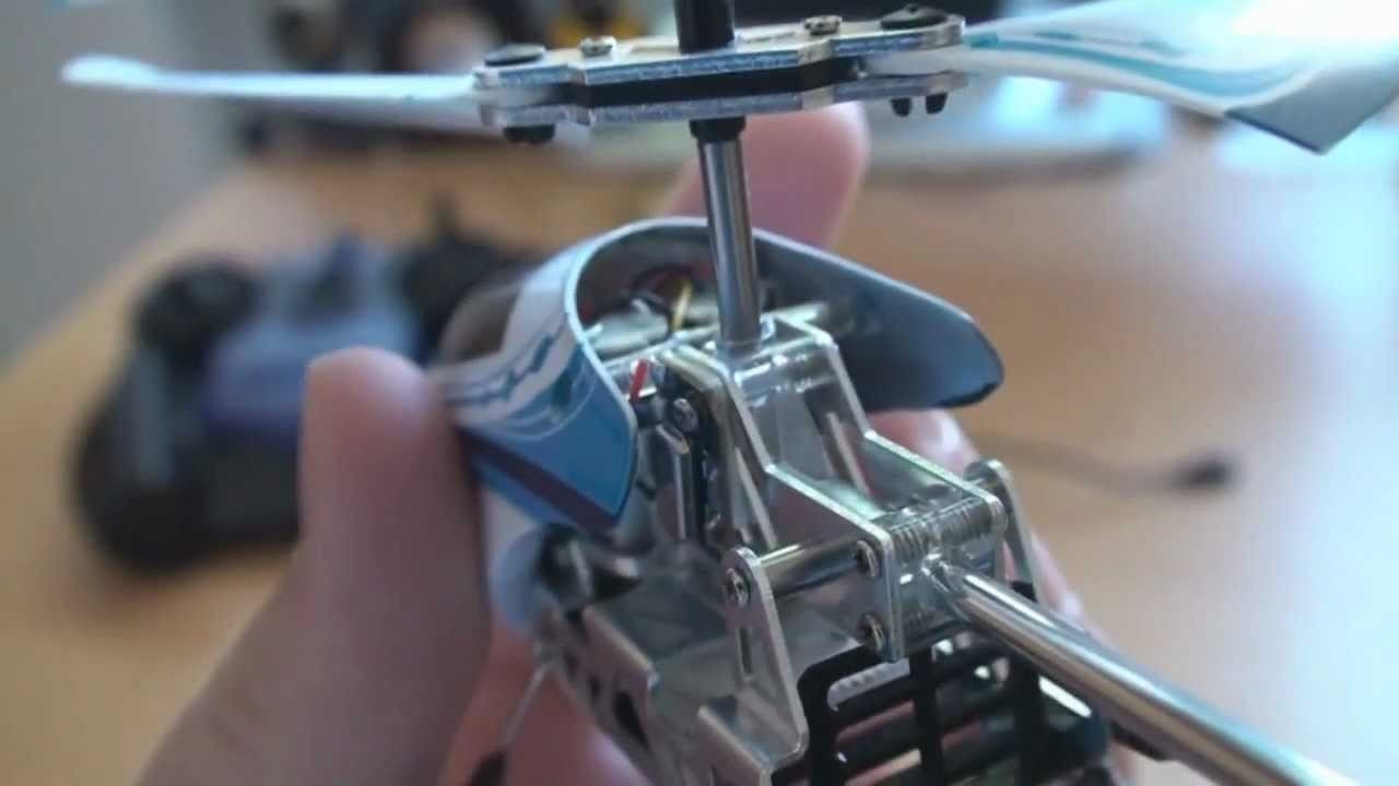 RC vrtulník Nanocopter, červená