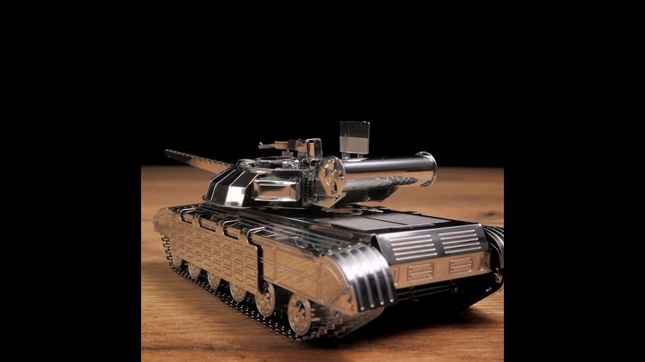 Ocelová stavebnice tank Bulat T-64