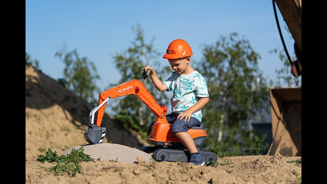FALK - Dětské odrážedlo bagr Kubota