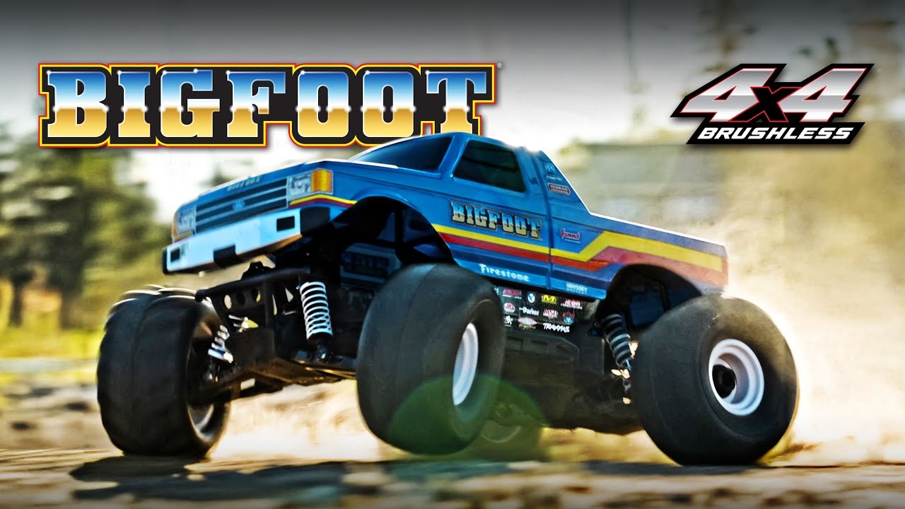 RC auto Traxxas Bigfoot 1:10 BL-2s 4WD Classic