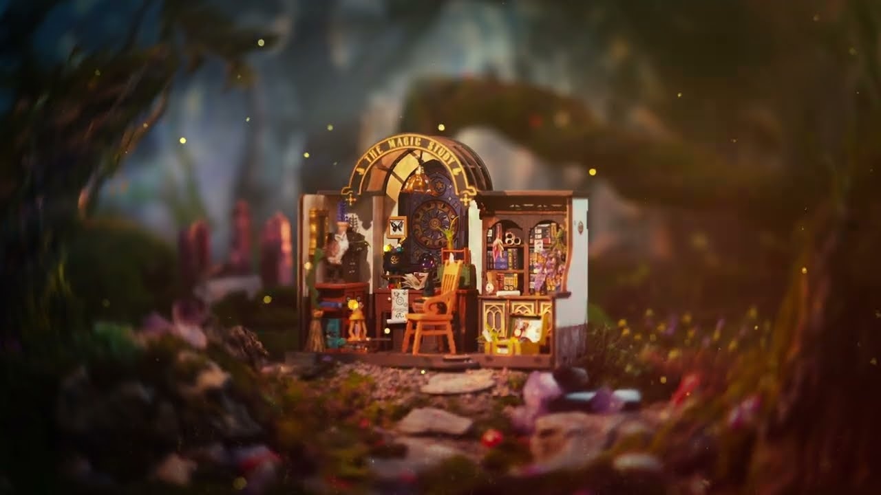 RoboTime Miniatura domečku Čarodějova pracovna