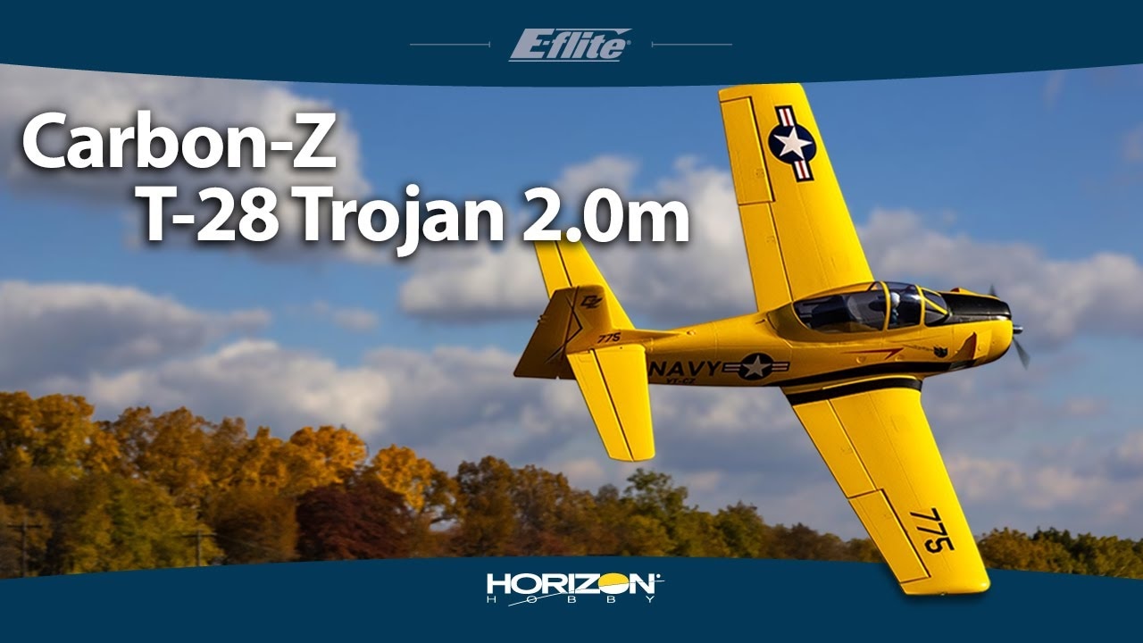 RC letadlo E-flite T-28 Trojan 2.0m PNP