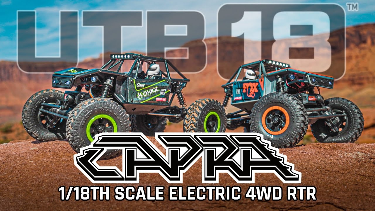 RC auto Axial Capra 1:18 V2 4WD RTR, černá