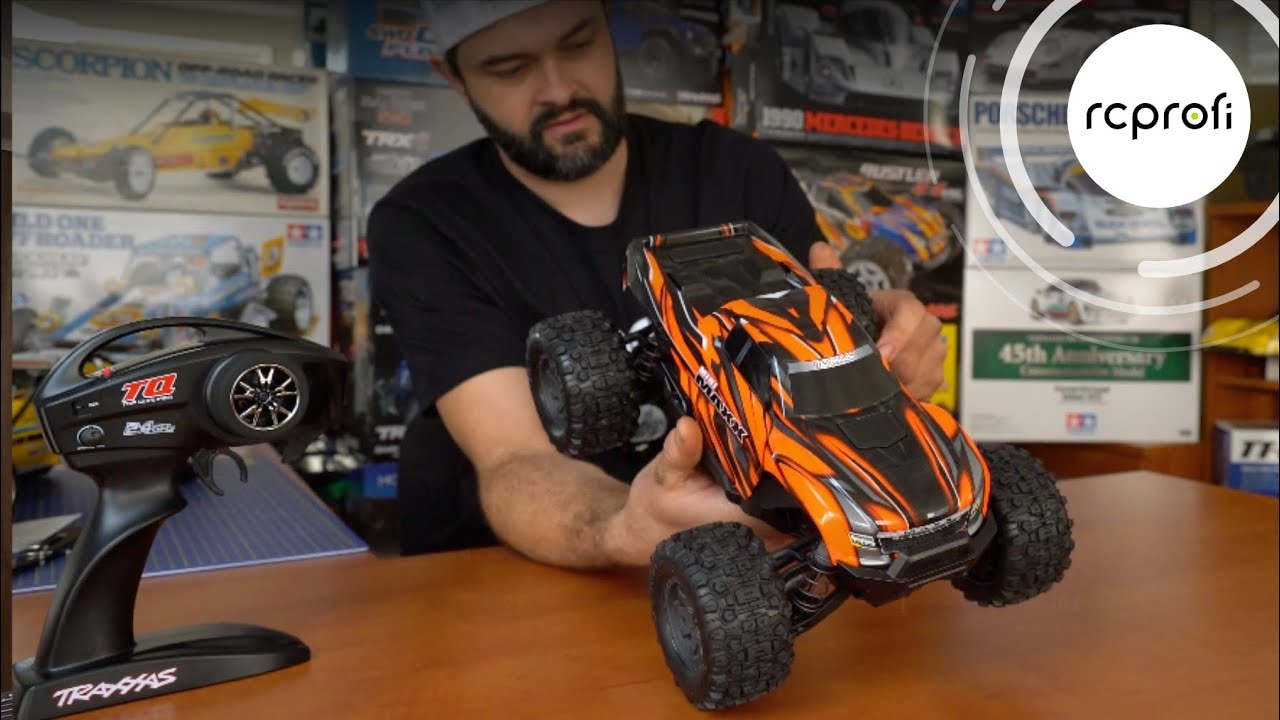 RC auto Traxxas Mini Maxx 1:12 BL-2s RTR, černá