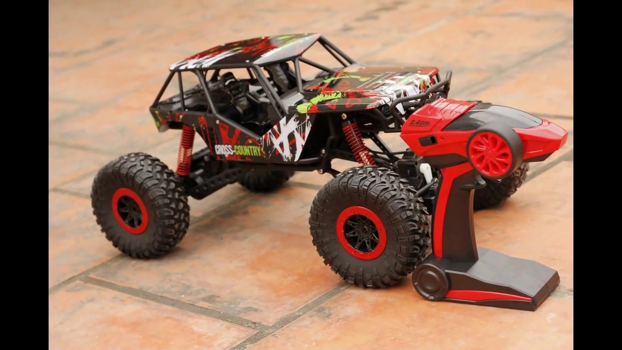 RC auto Rock Crawler 1:10, červená