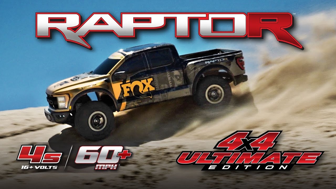RC auto Traxxas Ford Raptor R 4X4 1:8 Ultimate RTR Fox1
