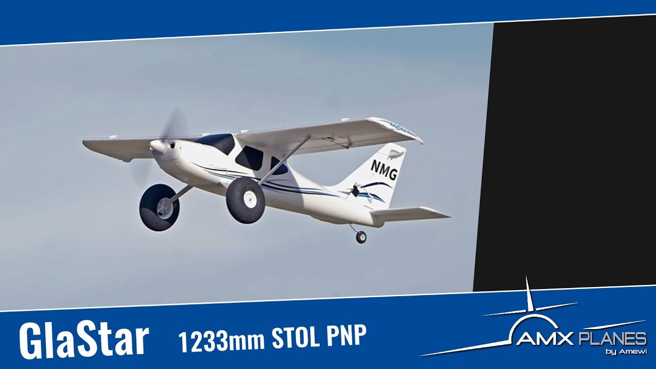 RC letadlo AMXPlanes Glastar Stol EPO PNP