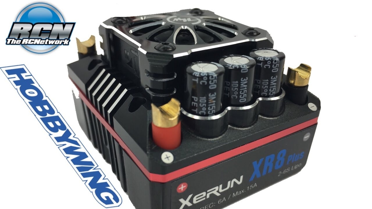 XERUN XR8 PLUS - černý - regulátor