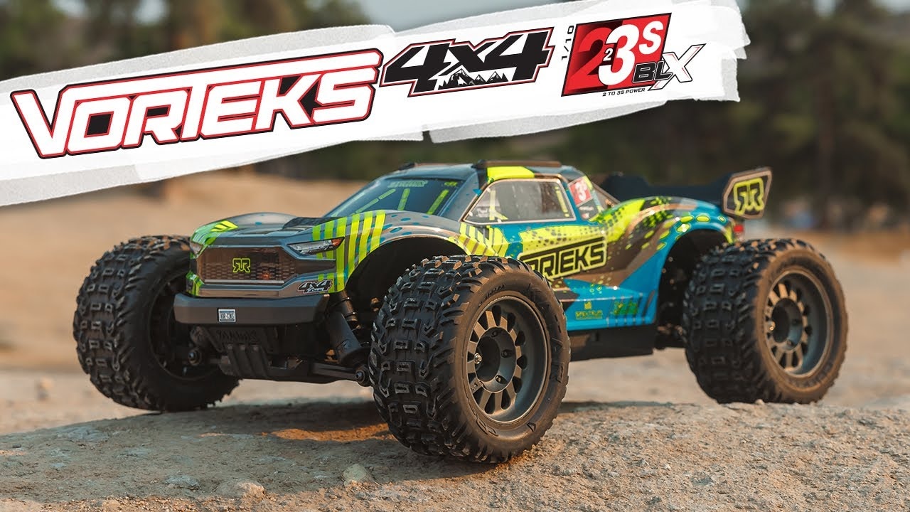 RC auto Arrma Vortex 223S BLX 1:10 4WD RTR DSC, červená