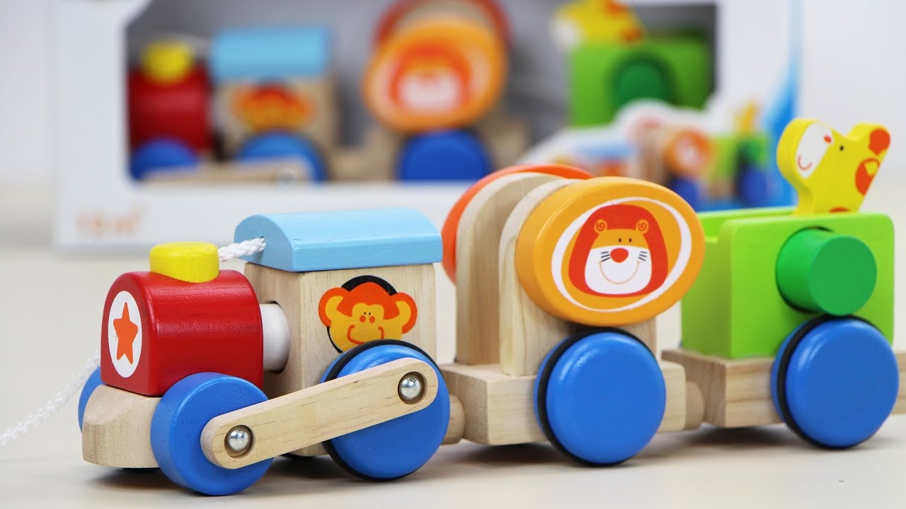 Wonderworld Dřevěný vláček Safari