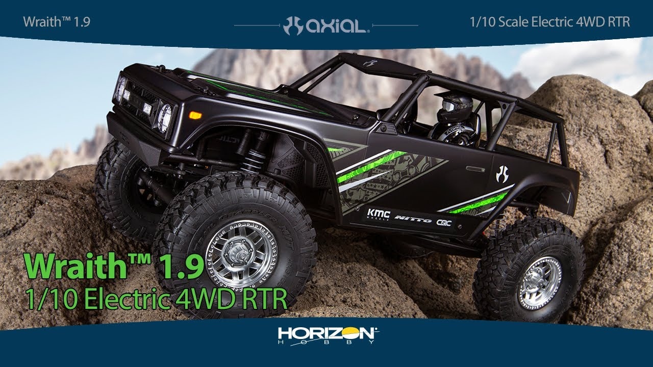 Axial Wraith 1.9 4WD 1:10 RTR oranžový