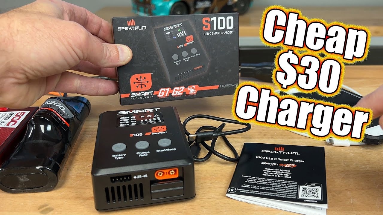 Spektrum nabíječ Smart S100 1x100W USB-C + zdroj 65W USB-C GaN