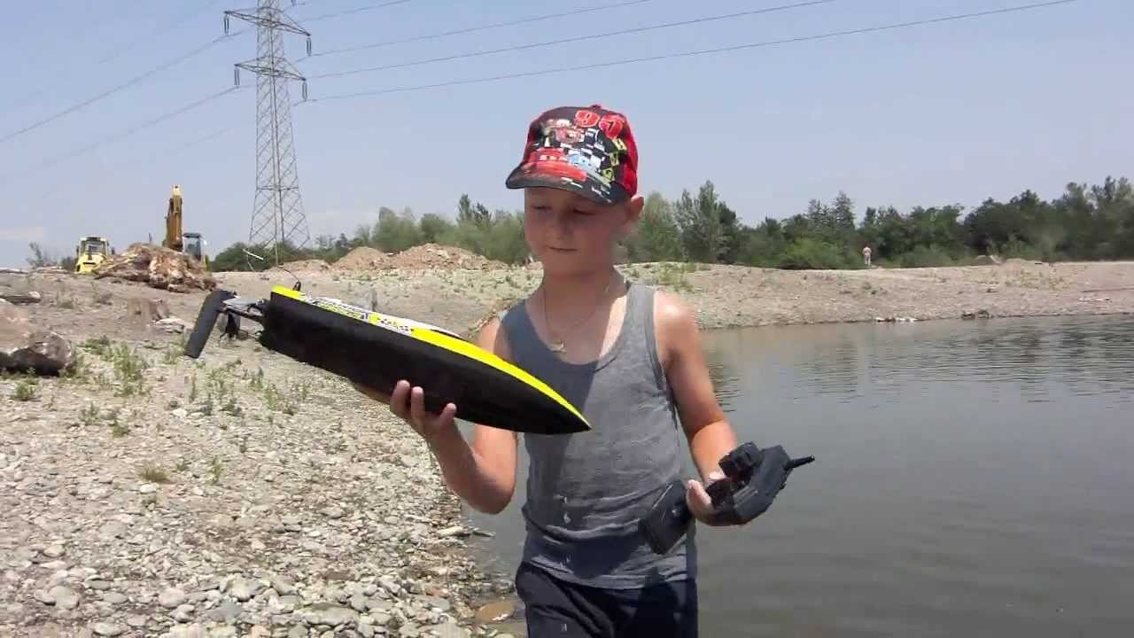 RC loď Offshore Lite Warrior V3, oranžový