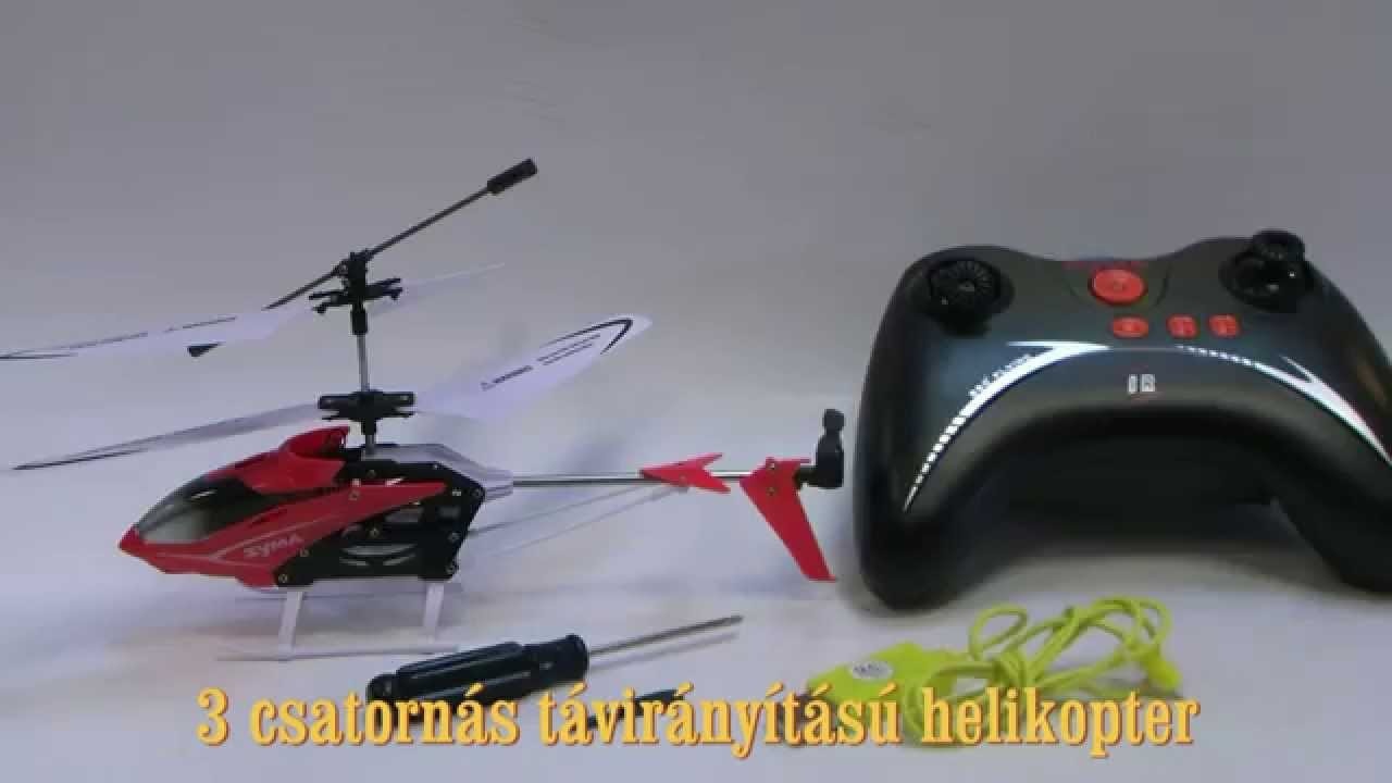 RC vrtulník Syma S5, červená